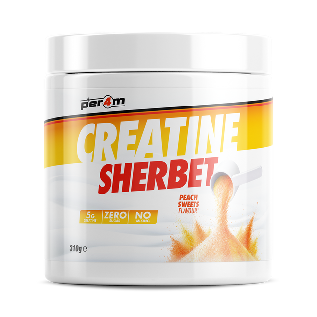 Per4m Creatine Sherbet - Peach Sweets - 93g
