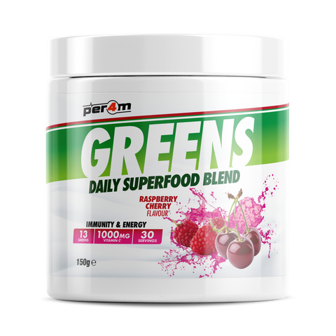 Per4m Greens - Raspberry Cherry - 144g