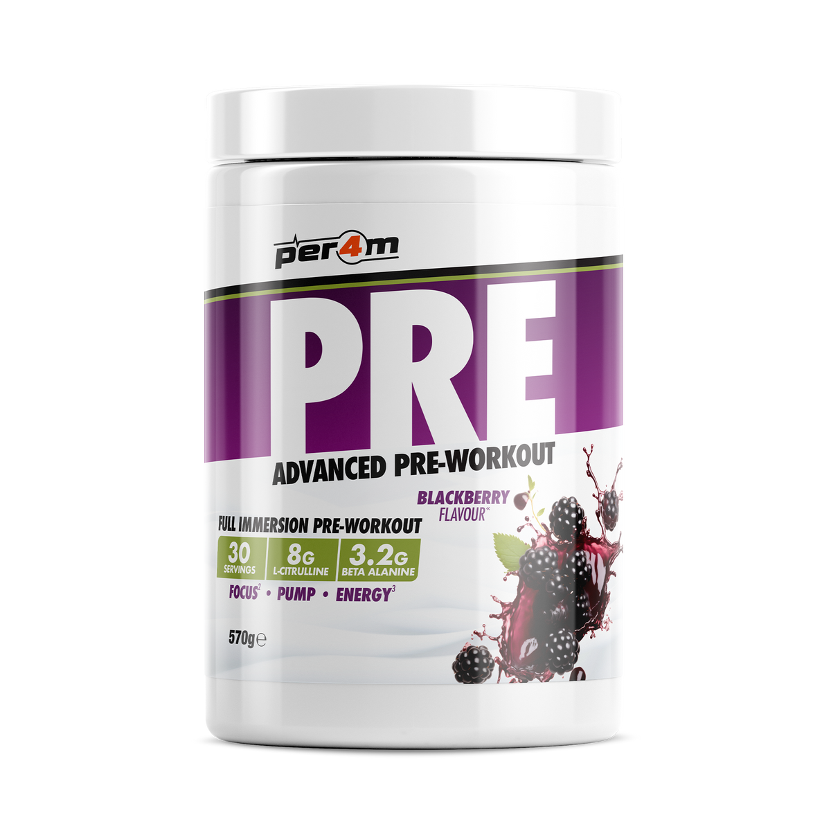 Per4m Pre - Blackberry - 570g