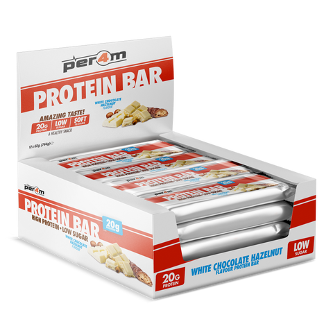 Per4m Protein Bar - White Chocolate Hazelnut - 12x62g
