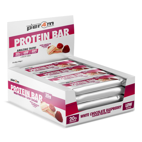Per4m Protein Bar - White Chocolate Raspberry - 12x62g