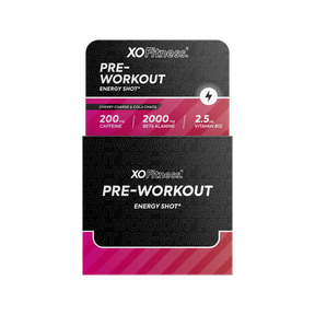 XO Fitness Pre-Workout Shots Mixed Case - Cherry / Cola - 20x60ml