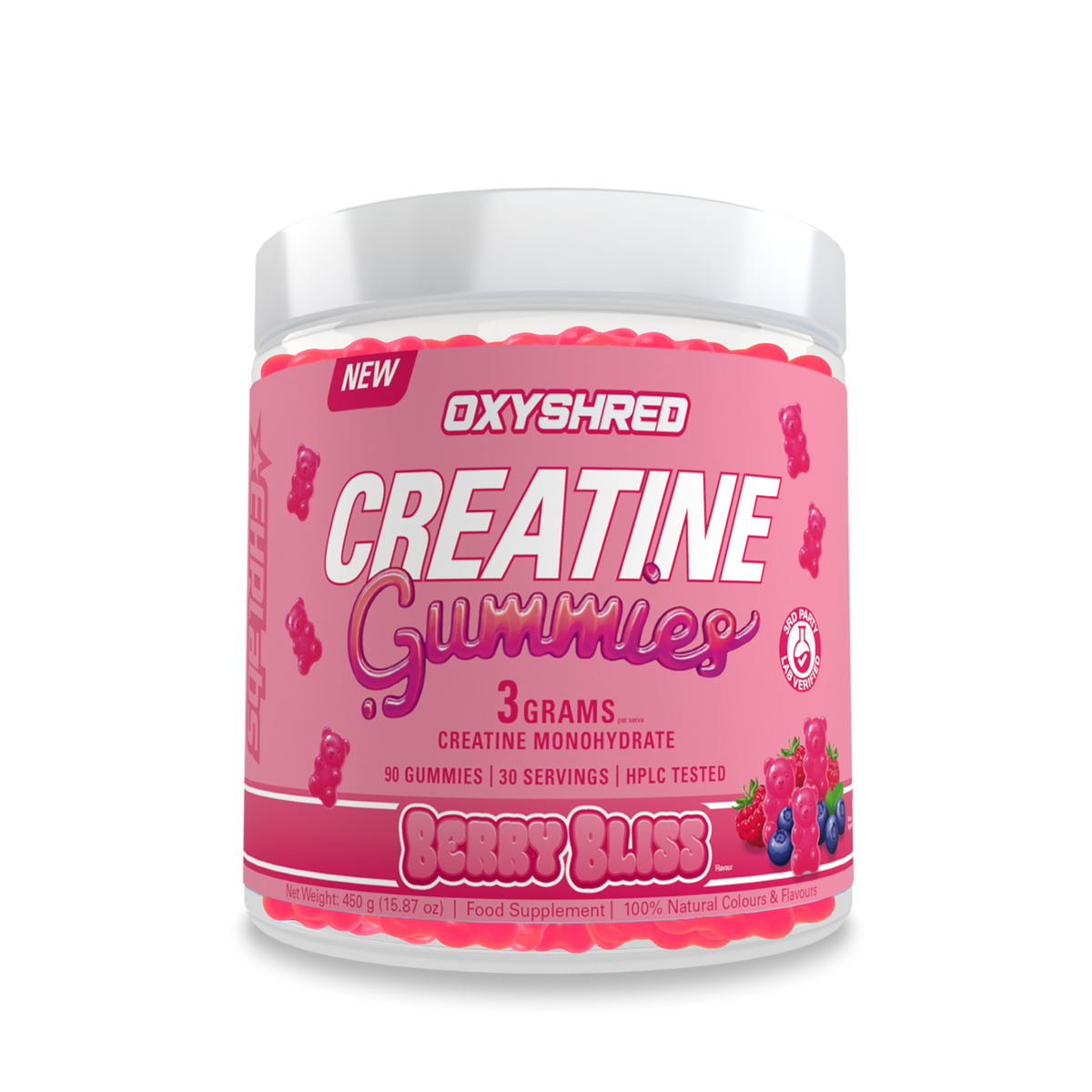 EHP Labs Creatine Gummies - Berry Bliss - 450g