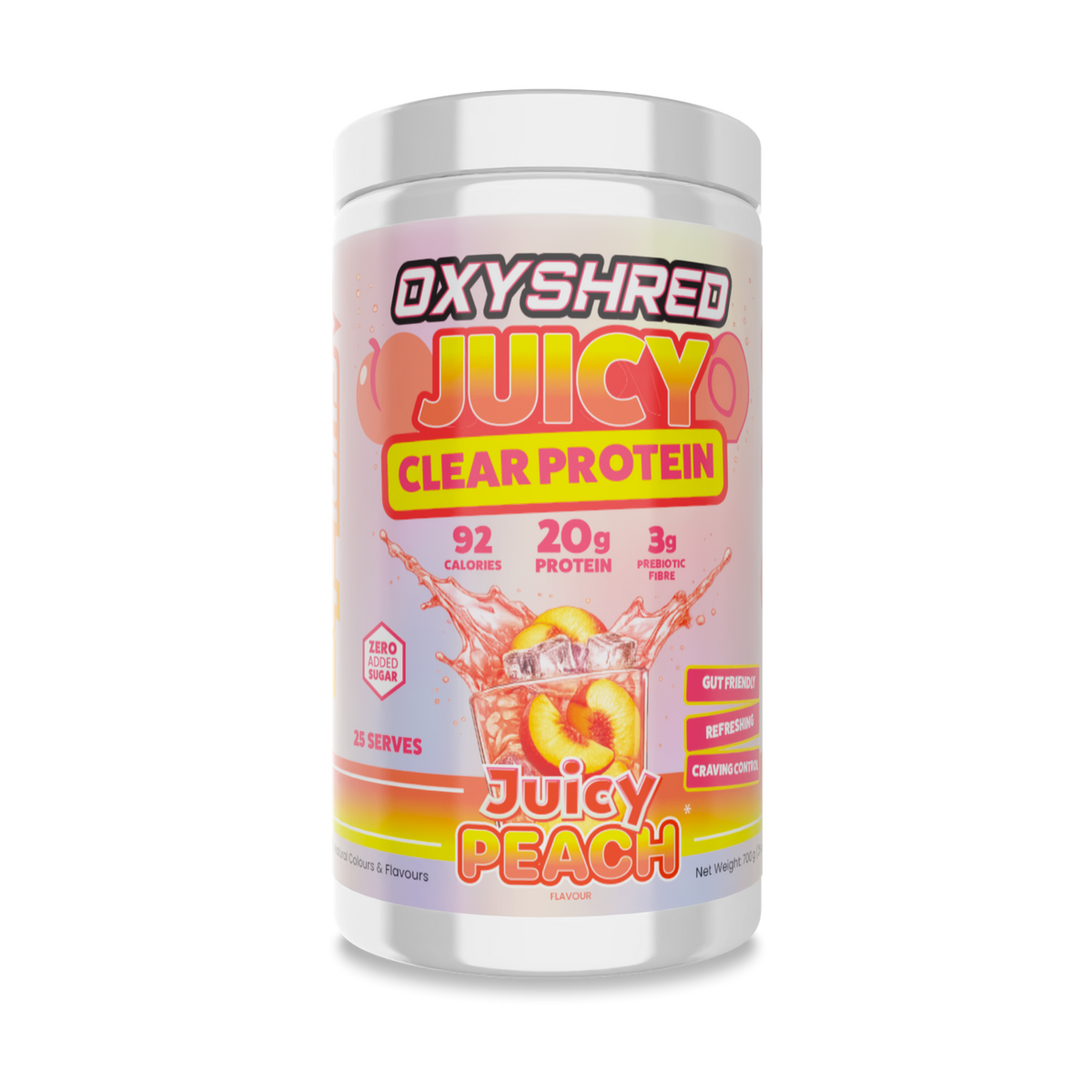 EHP Labs OxyShred Juicy Clear Protein - Juicy Peach - 700g