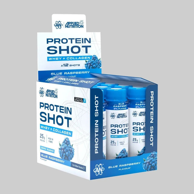Applied Nutrition Protein Shot - Blue Raspberry - 12x 100ml