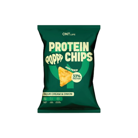QNT Protein Chips - Sour Cream & Onion - 12x50g