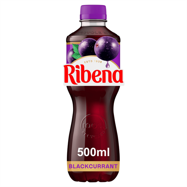 Ribena 12x500ml Blackcurrant (NAS) - Blackcurrant - 12x500ml