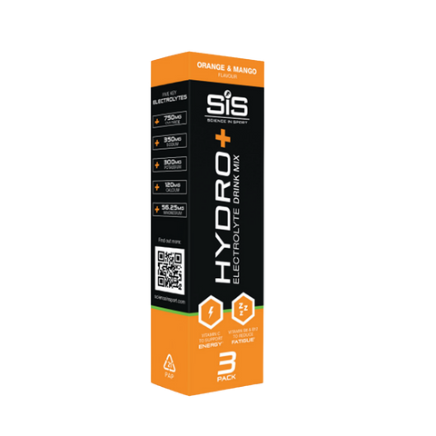 SIS (Science In Sport) Hydro + - Orange & Mango - 3x4.3g