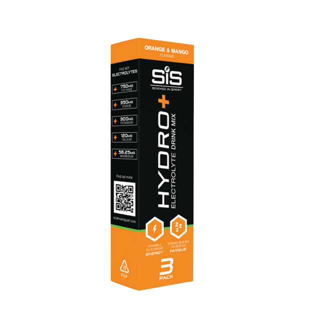 SIS (Science In Sport) Hydro + - Orange & Mango - 3x4.3g