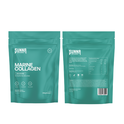 Sunna Supplements Marine Collagen - Unflavoured - 250g