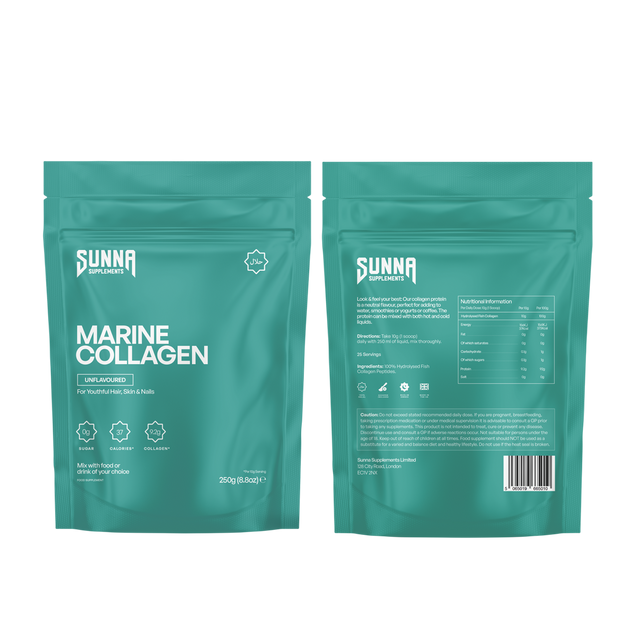 Sunna Supplements Marine Collagen - Unflavoured - 250g