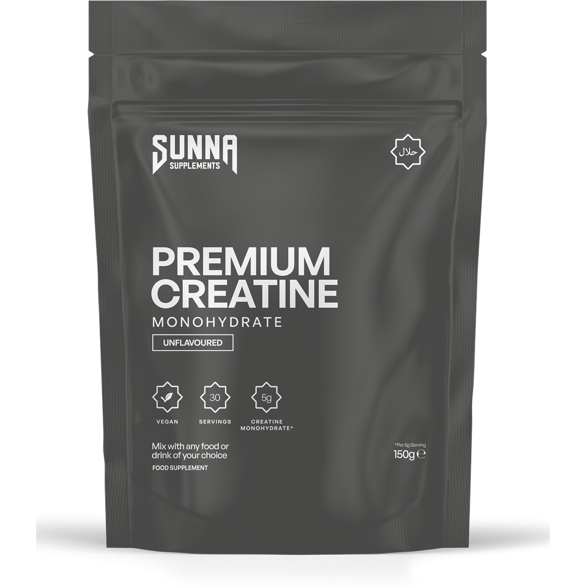 Sunna Supplements Premium Creatine - Unflavoured - 150g
