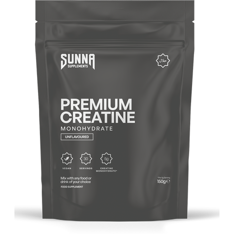 Sunna Supplements Premium Creatine - Unflavoured - 150g