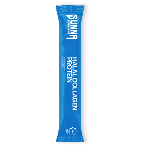 Sunna Supplements Halal Collagen Protein Sachets - Unflavoured - 15x5g