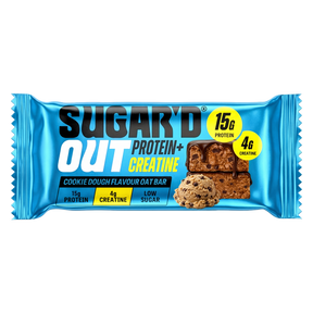 Sugar'd Out Protein + Creatine Oat Bar - Cookie Dough - 12x68g