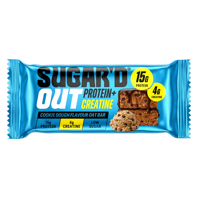 Sugar'd Out Protein + Creatine Oat Bar - Cookie Dough - 12x68g