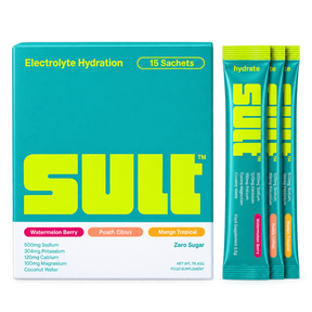SULT Electrolyte Hydration - 15 Variety Pack - 15x5.9g