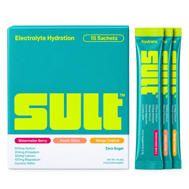 SULT Electrolyte Hydration - 15 Variety Pack - 15x5.9g