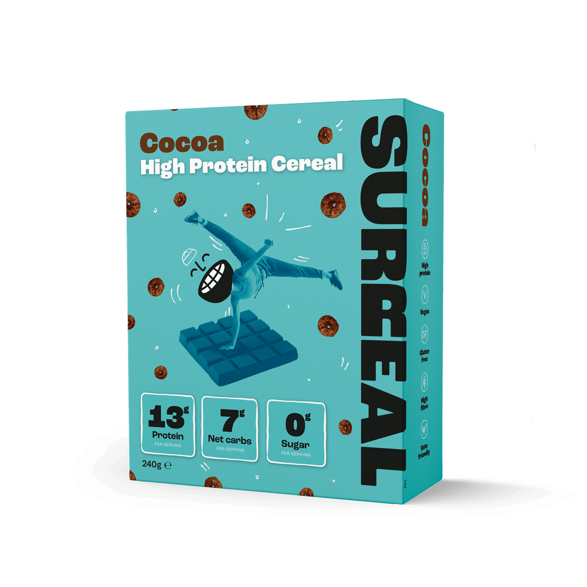 SURREAL Protein Cereal - Chocolate Pops - 240g