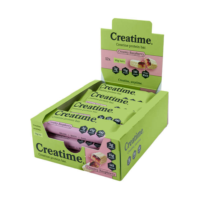 Creatime Creatine Protein Bar - Cookie Crunch - 12x50g