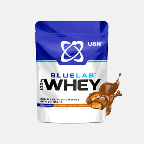 USN Whey Protein Bag - Choc Caramel - 900g