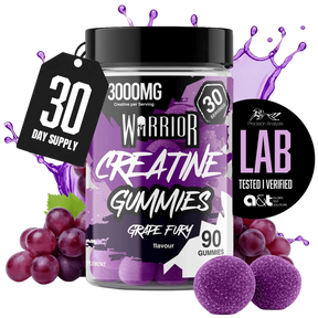 Warrior Creatine Gummies - Blue Razz - 90 Gummies