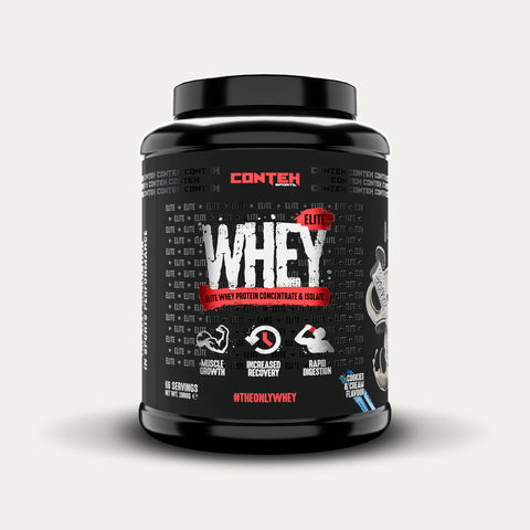 Conteh Sports Whey Elite - Cookies and Cream - 1980g