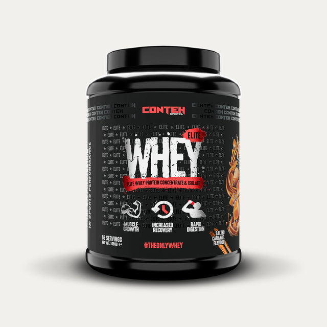 Conteh Sports Whey Elite - Salted Caramel - 1980g
