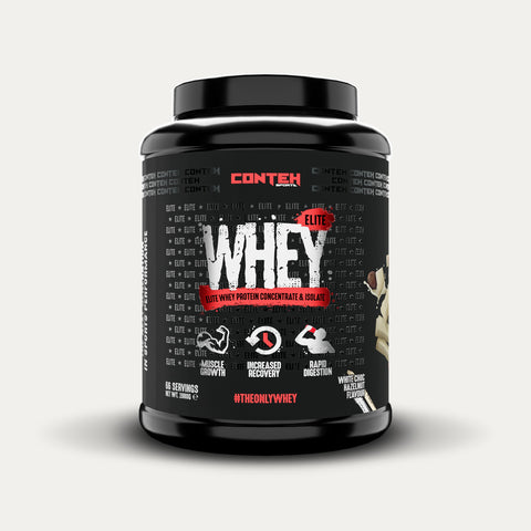 Conteh Sports Whey Elite - White Chocolate Hazelnut - 1980g