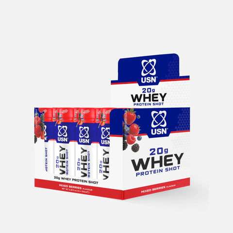 USN Whey Shot - Mixed Berry - 12x100ml