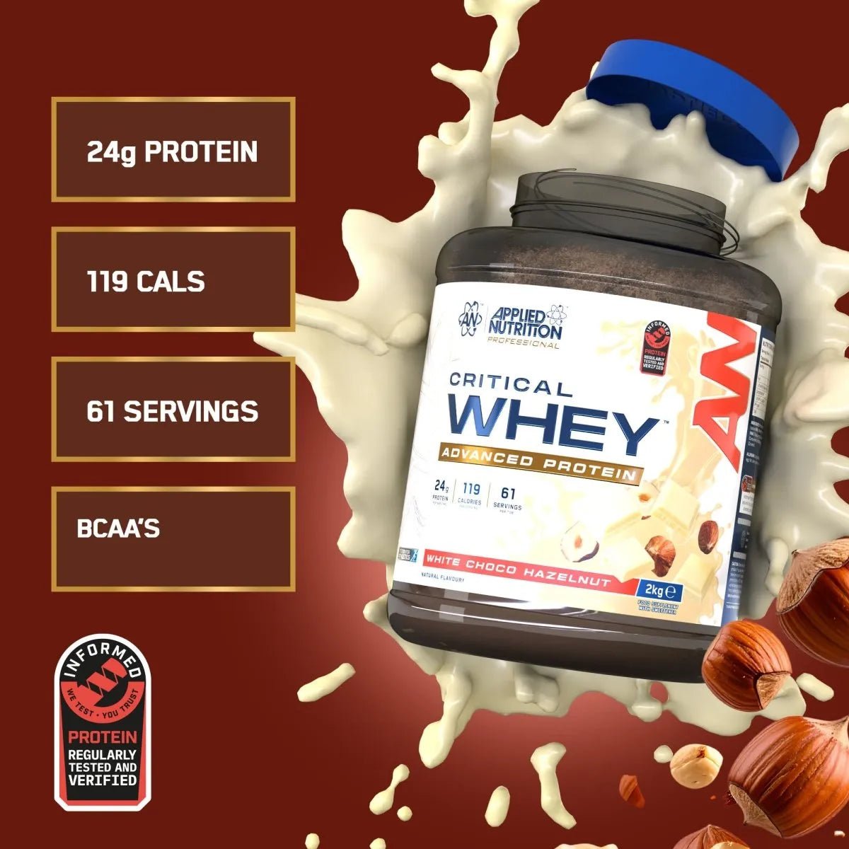 Applied Nutrition Critical Whey - White Choc Pistachio - 825g
