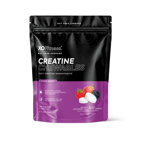 XO Fitness Creatine Chewable - Mint - 100 Tabs