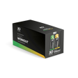 XO Fitness Pre-Workout Gel Mix Case - Tropical / Green Apple - 24x70g