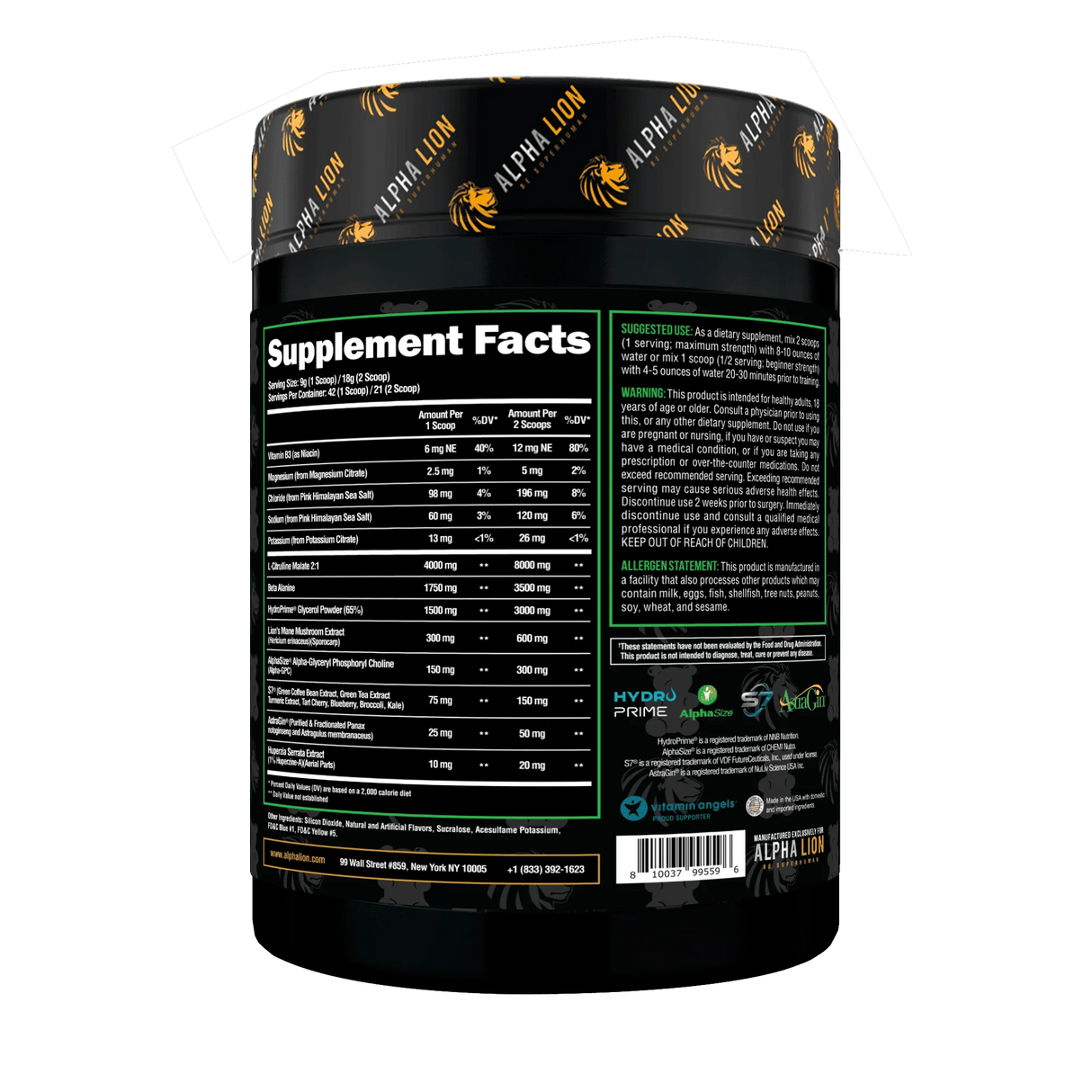 Alpha Lion SuperHuman Pump 367g - GymStack