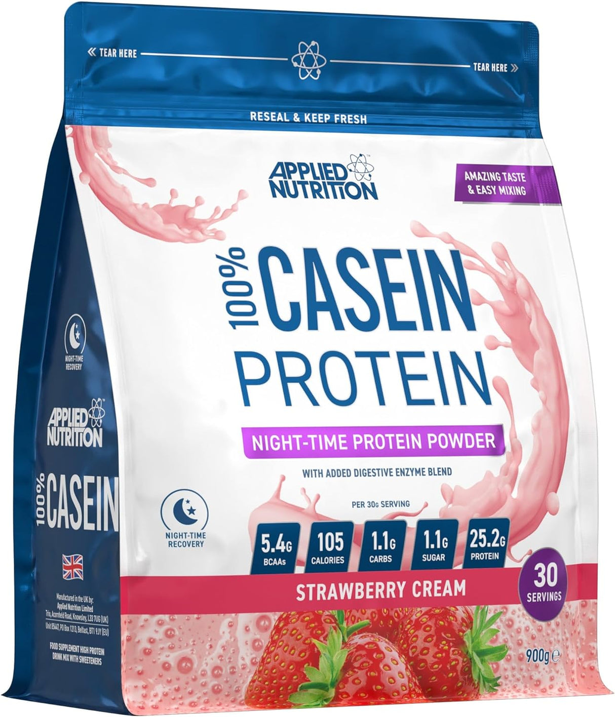 Applied Nutrition Casein 900g - GymStack