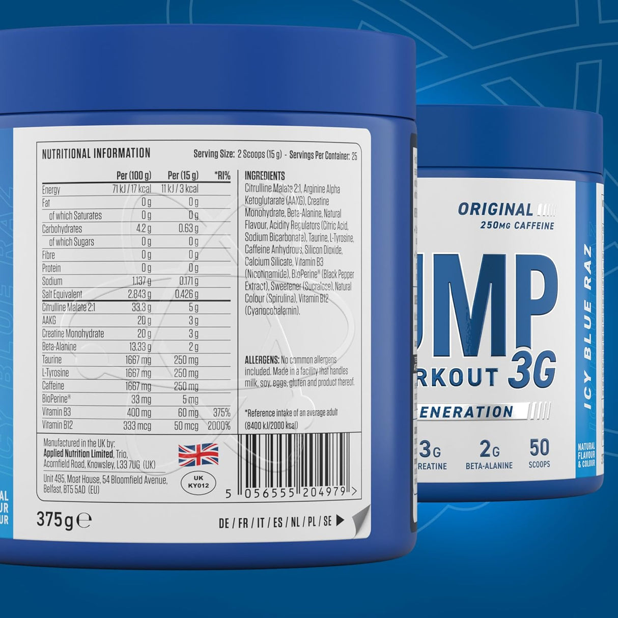 Applied Nutrition Pump 3G 375g - GymStack