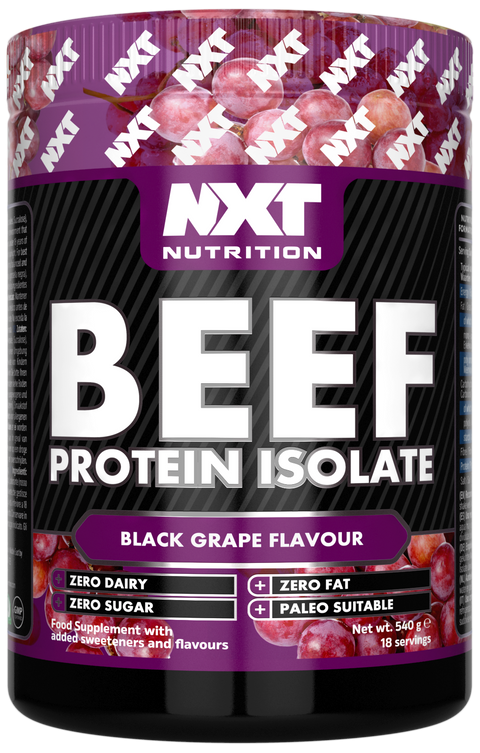 NXT Nutrition Beef Protein Isolate - Black Grape - 1.8kg
