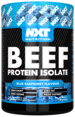 NXT Nutrition Beef Protein Isolate - Blue Raspberry - 540g