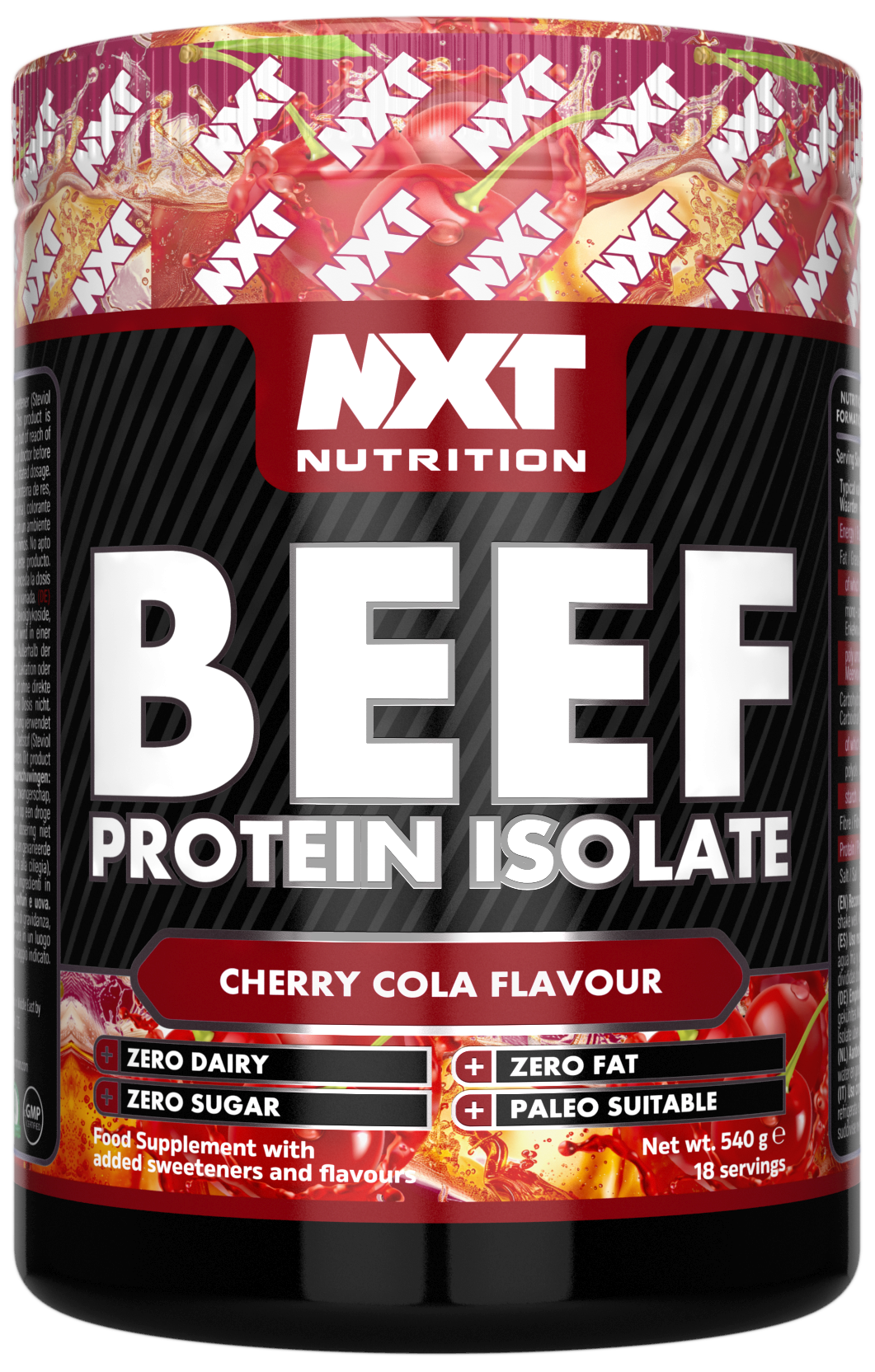 NXT Nutrition Beef Protein Isolate - Cherry Cola - 540g
