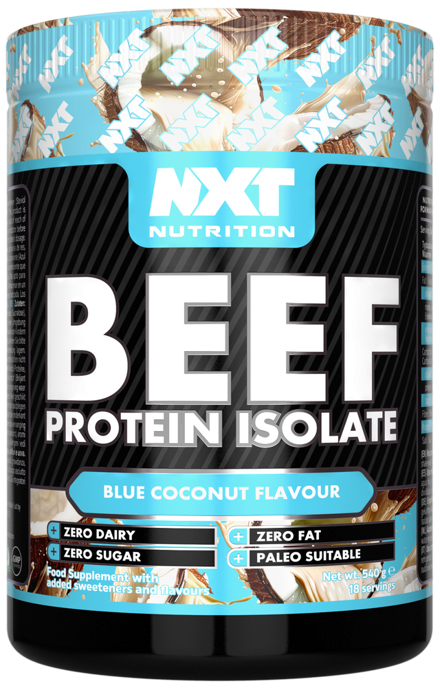 NXT Nutrition Beef Protein Isolate - Blue Coconut - 540g