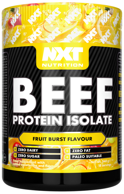 NXT Nutrition Beef Protein Isolate - Fruit Burst - 540g