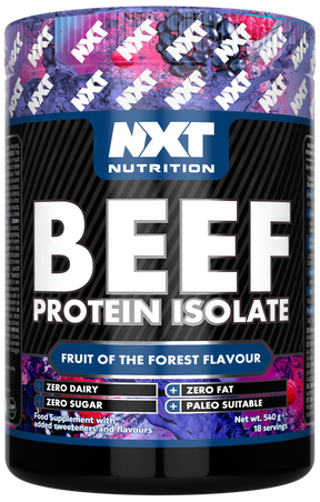 NXT Nutrition Beef Protein Isolate - Fruits Of The Forest - 540g