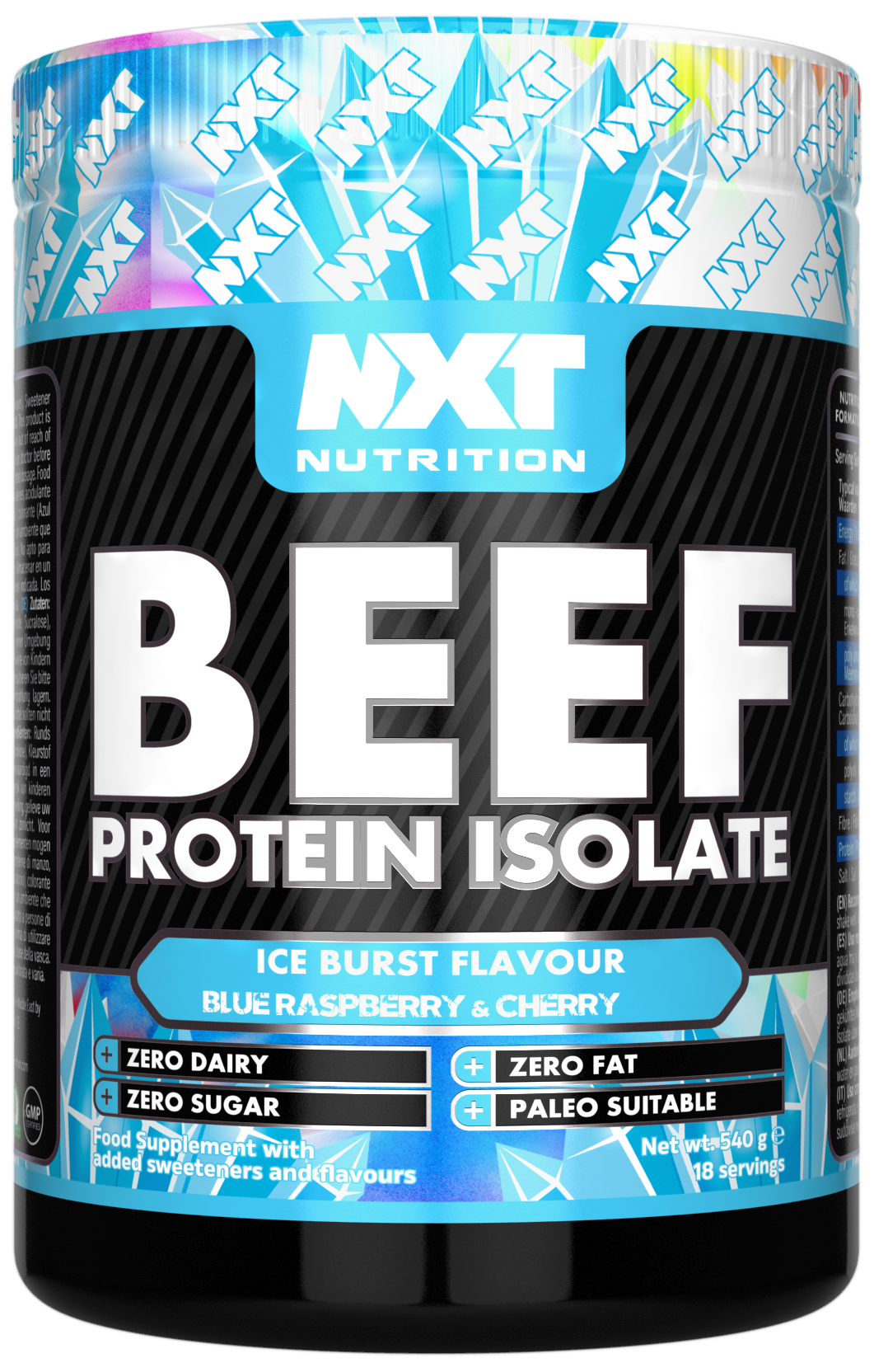 NXT Nutrition Beef Protein Isolate - Ice Blast - 540g