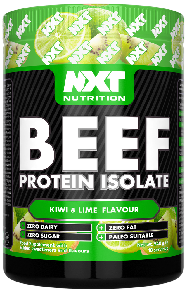 NXT Nutrition Beef Protein Isolate - Kiwi Lime - 1.8kg