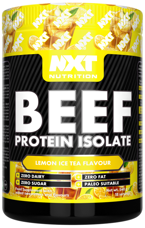 NXT Nutrition Beef Protein Isolate - Lemon Ice Tea - 540g
