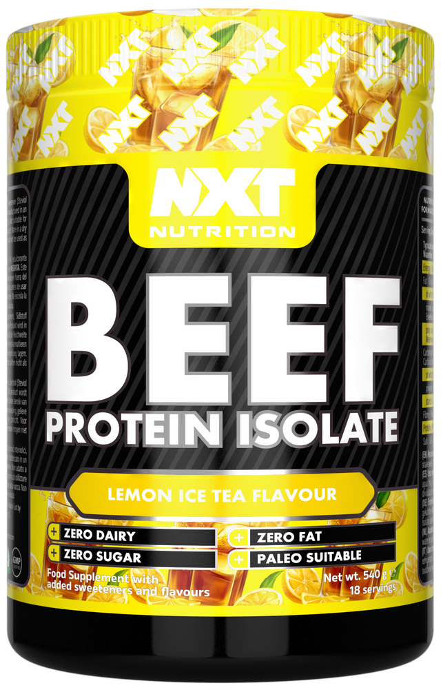 NXT Nutrition Beef Protein Isolate - Lemon Ice Tea - 540g