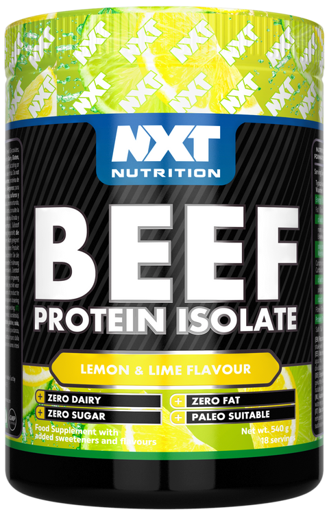 NXT Nutrition Beef Protein Isolate - Lemon & Lime - 540g