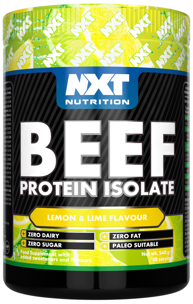 NXT Nutrition Beef Protein Isolate - Lemon & Lime - 540g