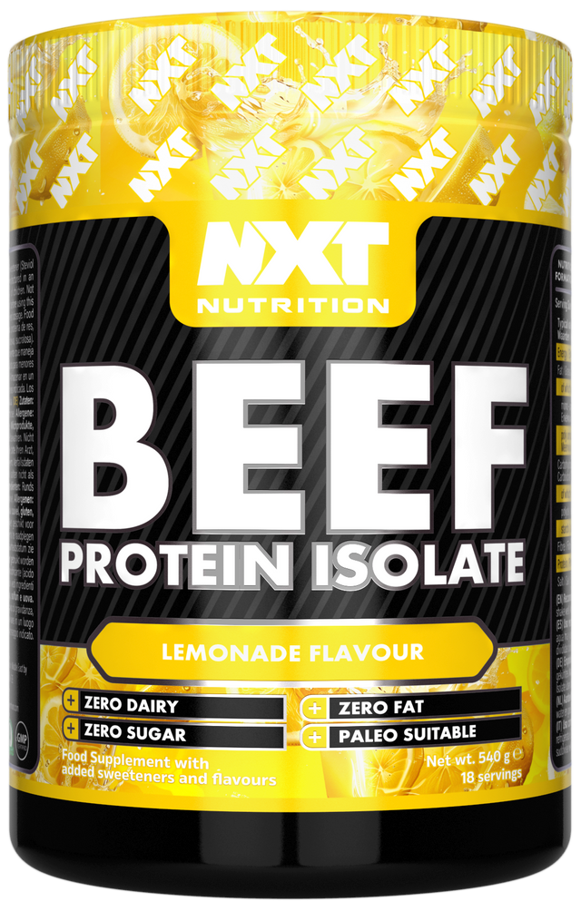 NXT Nutrition Beef Protein Isolate - Lemonade - 1.8kg