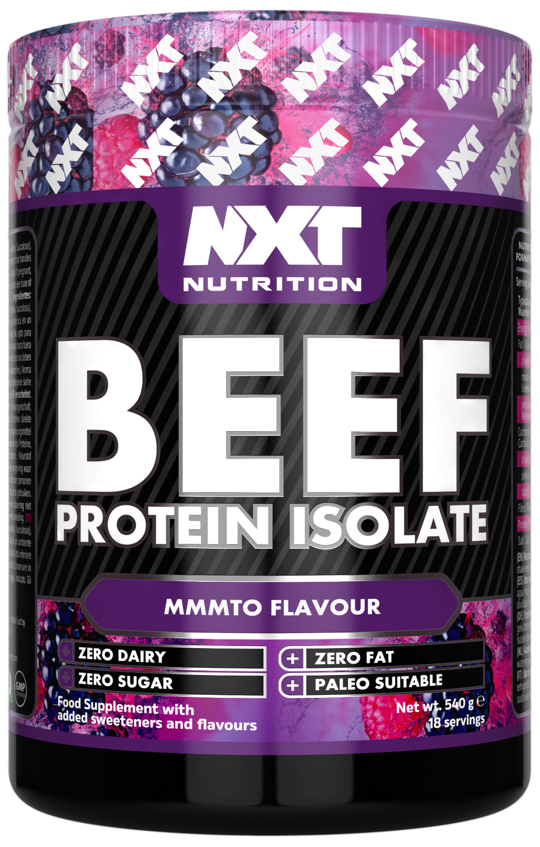 NXT Nutrition Beef Protein Isolate - Mmmto - 1.8kg